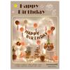 Traje de baño Celebridad de Internet Escena de Fiesta de Cumpleaños Diseño traje Oso Feliz Cumpleaños Banner de Globos Vestir Atmósfera Vida