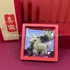 2026 Año del Caballo Oro 999 Llavero Colgante para Bolso Amuleto de la Suerte para el Año del Caballo Regalo Publicitario Tendencia