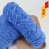 Terciopelo Dorado Chenilla Lana Gruesa Gorro Bufanda Suéter Muñeca Ganchillo Zapato DIY Bolsa de Materiales de Tejido