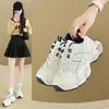 Zapatillas de dad para mujer, nuevo modelo 2026, suela gruesa, malla de primavera, zapatos de mujer para verano, que aumentan la altura, casual, deportivos, transpirables, estilo Forrest Gump
