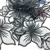 Nuevo Estilo Bordado de Lentejuelas de Encaje de Organza Chanel Accesorios para Vestidos de Boda 20CM de Ancho