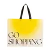 Bolsa No Tejida Laminada con Degradado Rosa Bolso de Celebridad de Internet Listo para Usar Bolsa de Compras para Tienda de Ropa Bolsa de Empaque para Ropa de Mujer Regalo