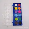 Conjunto de Aquarela Sólida com 6, 12 ou 16 Cores e 24 Cores - Aquarela Transparente para Pintura e Esboço em Pó - Conjunto de Tintas Aquarelas