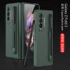 Funda ultrafina para teléfono Samsung ZFold3 con ranura para lápiz óptico y funda protectora de pantalla plegable sencilla.