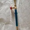 Herramientas de Reparación de Refrigeradores de Aire Acondicionado Soldador de Doble Cabezal Tipo D Portátil de 2 Litros Mango para Tubería de Cobre de Refrigeración Soldadura de Gas, Acetileno