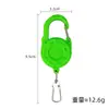 Accesorios de pesca para exteriores para clientes de ocio, hebilla retráctil anti-pérdida, cordón elástico de nailon multifuncional, retráctil y fácil de tirar