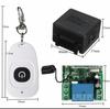 Atacado do Fabricante 12V Mala Pequena Interruptor de Controle Remoto de Canal Único 315 433Mhz Ovo de Pato Branco Controle Remoto de 1 Tecla em Estoque