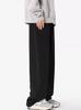 Pantalones Rectos Nuevos y Modernos para Parejas, Forrados de Felpa, Versátiles, Modernos, Pantalones Casuales Sueltos, Pantalones de Chándal de Color Sólido, Pantalones Largos