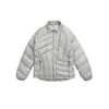Camisa de plumón Rumeng Dongli 90% plumón de pato blanco resistente al agua con cuello, una chaqueta de plumón de invierno ligera y cálida