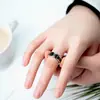 Anillo Rotatorio de Acero de Titanio con Números Romanos Joyería Transfronteriza Anillo de Acero Inoxidable de Moda para Hombres y Mujeres Nuevo Estilo Retro Vintage