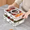 PET Caja Nueva para Conservar Frescos Caja de Almacenamiento para Refrigerador Plástico Engrosado Congelación Drenaje Caja para Conservar Frescos Especial para Refrigerador