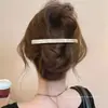 Presilha Lateral Simples de Acrílico para o Dia a Dia, Grampo Versátil Estilo Coreano para Mulheres, Novo Acessório de Cabelo Requintado para o Início da Primavera, Grampo Elegante