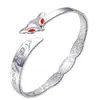 Pulsera de Zorro Ojos Rojos Dulce Moda Coreana Elegante Retro Ojo de Corindón Rojo Pulsera de Zorro Al por Mayor