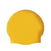 Gorro de Natación para Adultos de Silicona Sin Costuras Impermeable Listo para Usar del Fabricante, Gorro de Natación Impermeable Montado en la Cabeza, Gorro de Natación con Logo Impreso al por Mayor