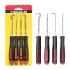 Conjunto de 4 peças de mini ganchos especiais para retentores de óleo, ferramentas para reparo de pneus e manutenção de carros, kit de desmontagem de extrator de chave de fenda para retentores de óleo