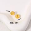 Areia ouro estilo antigo espaçador incrustado turquesa DIY acessórios estilo étnico libélula olho pulseira jóias roda contas