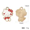 Colgantes de esmalte de la linda serie Sanrio oso de dibujos animados, My Melody, perro Pacha accesorio DIY colgantes pequeños