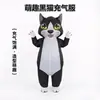 Ventas Directas de Fábrica Disfraz de Mascota Gato Negro de Dibujos Animados para Halloween Fiesta Festiva Cosplay Nuevo Estilo Disfraz Inflable de Gato Negro