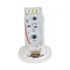 Conjunto de Producto Terminado Lámpara Táctil de Luz LED Controlada por Sonido Temporizador de Luz Accesorios No. Caja de 7 Baterías Base Redonda Luz Nocturna Mayoreo