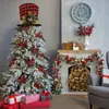 Decoración de estrella para la punta del árbol de Navidad Sombrero para la punta del árbol de Navidad Piña Campana Sombrero para el árbol Colgante para la punta del árbol de Navidad Estrella para la punta del árbol
