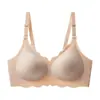 Sutiã popular sem costura plus size transfronteiriço, calcinha sem costura de gelatina, suporte suave, confortável e de suporte, sutiã sem aro