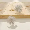Pendientes de Fuegos Artificiales de Alta Gama, Modernos y Versátiles, Accesorios de Lujo Ligero para el Día a Día con Diseño de Nicho