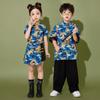 Traje infantil de 1º de junho Estilo chinês Antigo Hanfu Meninos Guoxue Tang Terno Traje de torcida para pais e filhos para meninas