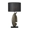 Lámpara de mesa de casa modelo, lámpara creativa, lámpara de pie simple y nueva para estudio, lámpara de pie negra, estilo chino para dormitorio y sala de estar