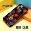 Selección transfronteriza de fundas de película florales de estilo retro de Hong Kong con temática de bosque para toda la gama de modelos de Apple, fundas de teléfono versátiles y elegantes para chicas