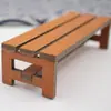 Adornos Creativos, Bancos Mini sin Espalda, Pequeños, Lindos, Hermosos y Elegantes Adornos de Mini Banco de Madera para Decoración