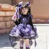 Vestido de Princesa Lolita para Niña, Disfraz de Halloween para Bebé, Atuendo de Cosplay Muy Bonito, Vestido de Bruja, Vestido de Alto Rendimiento