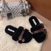 Pantuflas felpudas grossas com sola grossa para pessoas preguiçosas, macias, elásticas, confortáveis, emagrecedoras, moda outono e inverno, para mulheres, uso externo, que aumentam a altura, de uma tira, quentes