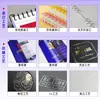Páginas internas A6 customizadas de bobina única, caderno portátil estudantil criativo de alta estética, planejador, diário, impressão de folha solta