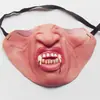 Máscara de payaso de media cara máscara divertida máscara de látex de media cara actuación de danza vestido máscara de truco al por mayor