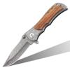 Cuchillo plegable multiusos para exteriores, de acero inoxidable, anticuerpo, para acampar, portátil, plegable, para fruta y camping.