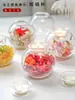 Vela de Flor Aromaterapia DIY Manyue Suporte de Vela Copo Vazio de Vidro Recipiente de Gelatina de Flor Imortal Conjunto de Materiais Artesanais