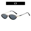 Kedun Gafas de Sol Metálicas Cat-Eye de Montura Pequeña 2025 Nuevo Estilo Europeo y Americano Gafas de Sol Personalizadas Protección Solar Gafas de Sol de Aspecto Natural Alto