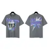 Transfronterizo 24ss Hell Star Hellstar Estilo Europeo y Americano High Street Manga Corta Tendencia Camisetas para Hombre y Mujer Belleza de Nicho Marea