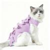 Ropa de Esterilización para Gatos con Correas, Ropa para Destete de Gatas, Ropa Anti-Lameduras para Gatos, Ropa Quirúrgica Postoperatoria para Gatos Machos y Perros
