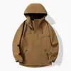 Chaqueta 3 en 1 para hombre y mujer de otoño e invierno, chaqueta con capucha, conjunto de dos piezas desmontable, adecuada para senderismo, camping y montañismo