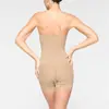Ropa moldeadora sin costuras de talla grande de venta caliente transfronteriza Túnica para la cintura Envoltura del pecho Ropa interior moldeadora de cintura alta Esquina plana en forma de T