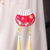 [Qian Li] Mid-Autumn sachet sachet sachê bordado Golden Cow bênção sorte antigo saco vazio atacado