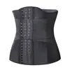 Corsé de Goma Presurizado con 9 Varillas de Acero Transfronterizo para Deporte y Fitness, Cinturón de Plástico Suave para Control Abdominal, Cinturón Lumbar y Soporte de Pecho