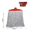 Cabezal de Mopa de Algodón para el Hogar Cabezal Ancho Cabezal de Repuesto de Mopa Antigua Paño de Algodón Blanco Mopa de Cabeza Plana Mopa de Agua Mopa Tradicional