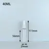 Botella pulverizadora transparente Spot 1030 50 100ml botella de plástico presionar lateral Botella pulverizadora rellenado de perfume