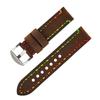 22 nueva correa transfronteriza de Amazon de cuero crazy horse de alta calidad de primera capa de piel de vaca hecha a mano accesorios para reloj de pulsera