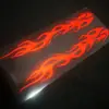 Pegatinas Reflectantes de Llama Colorida para Coche Pegatinas de Fuego Fantasma para Motocicleta Eléctrica Pegatinas Decorativas para Capó de Coche
