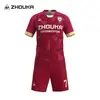 Jerseys de Fútbol Personalizados, Poliéster de Sublimación de Cuerpo Completo de Secado Rápido, Uniformes de Entrenamiento para Competición al Aire Libre, Uniformes de Fútbol Completos al por Mayor