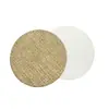 Usado para Proceso de Sublimación, Accesorios de Decoración para Gorras, Parches Lisos en Blanco, Varias Formas, Material de Lino