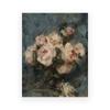 Pintura a Óleo Nórdica Vintage Vaso de Flores Peônia Sala de Estar Decoração de Quarto Sem Moldura Núcleo de Poster de Pintura Suspensa